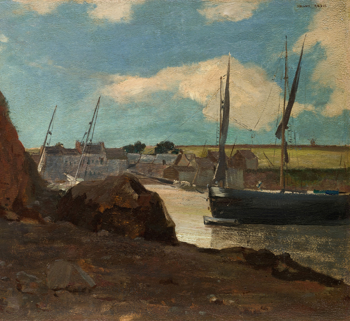 Odilon Redon — The Port of Morgat | Fine Art Print