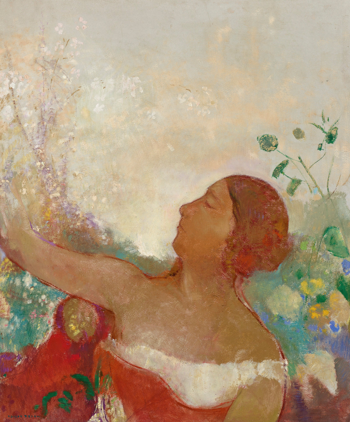 Odilon Redon — The Predestined Child, Ophelia | Symbolist Art Print