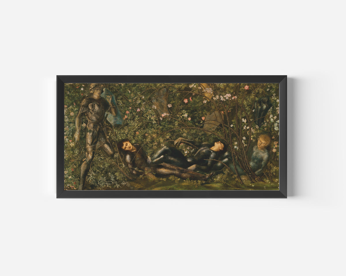 Edward Burne-Jones — The Prince Entering the Briar Wood | Pre-Raphaelite Art Print