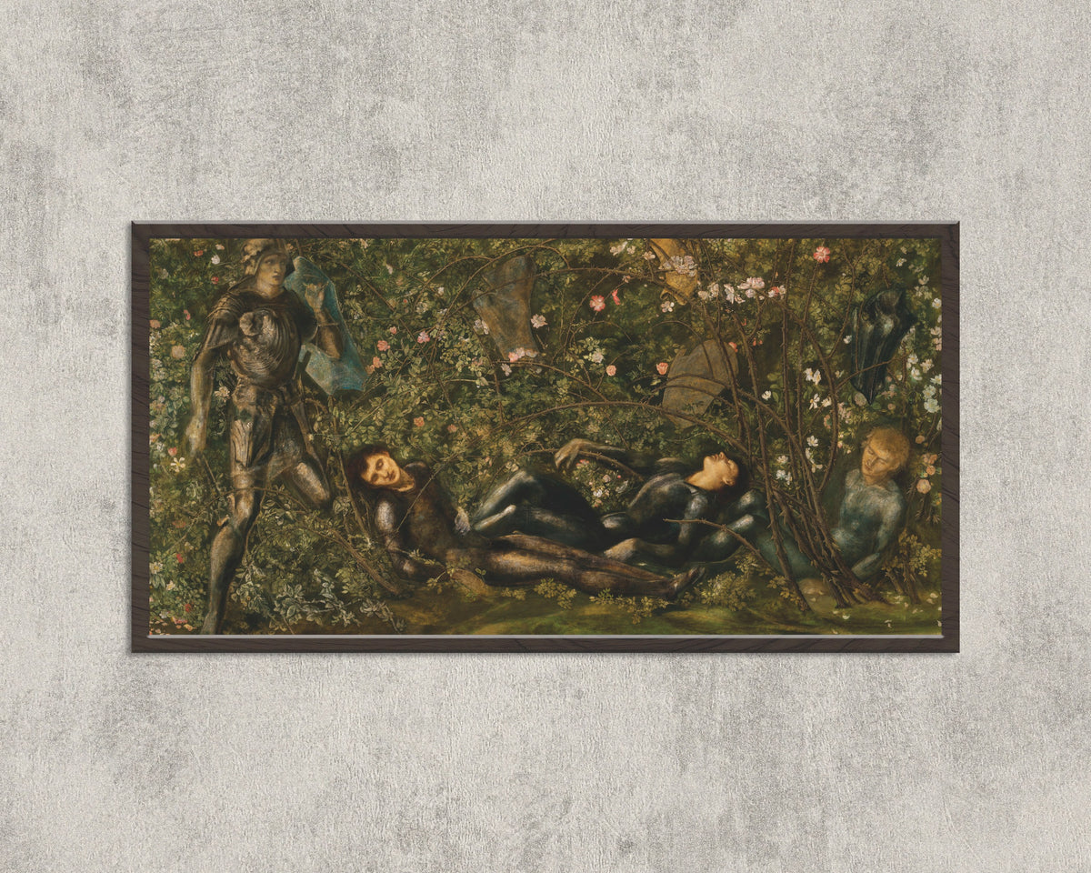 Edward Burne-Jones — The Prince Entering the Briar Wood | Pre-Raphaelite Art Print