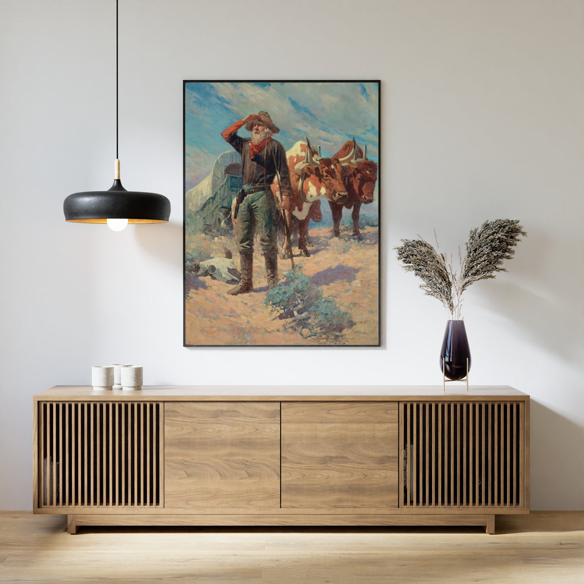 Frank Tenney Johnson — The Prospector | Western Art Print