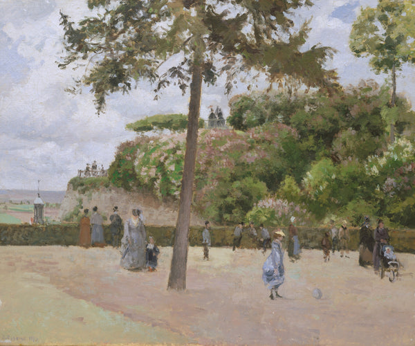 Camille Pissarro — The Public Garden at Pontoise | Fine Art Print