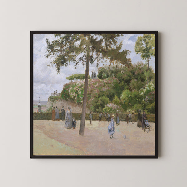 Camille Pissarro — The Public Garden at Pontoise | Fine Art Print