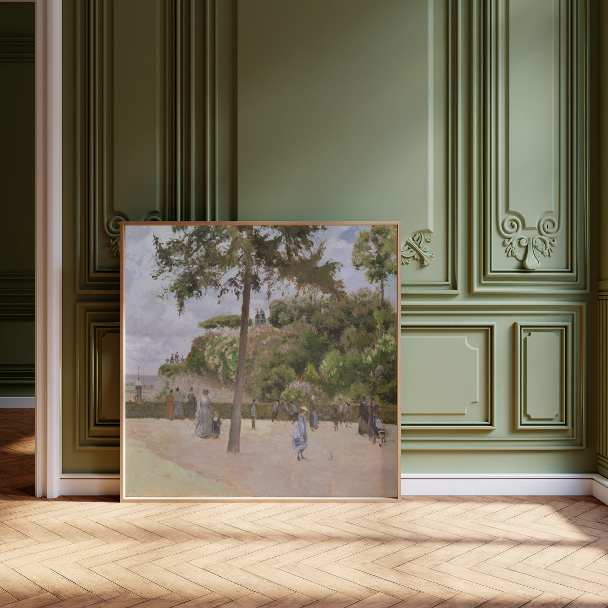Camille Pissarro — The Public Garden at Pontoise | Fine Art Print