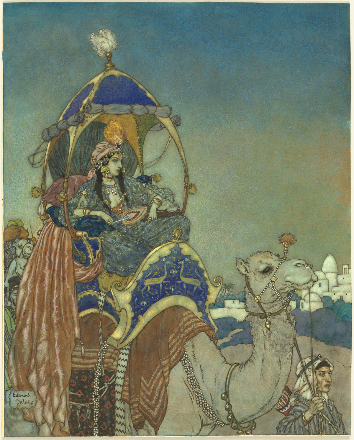 Edmund Dulac — The Queen of Sheba | Illustration Art Print