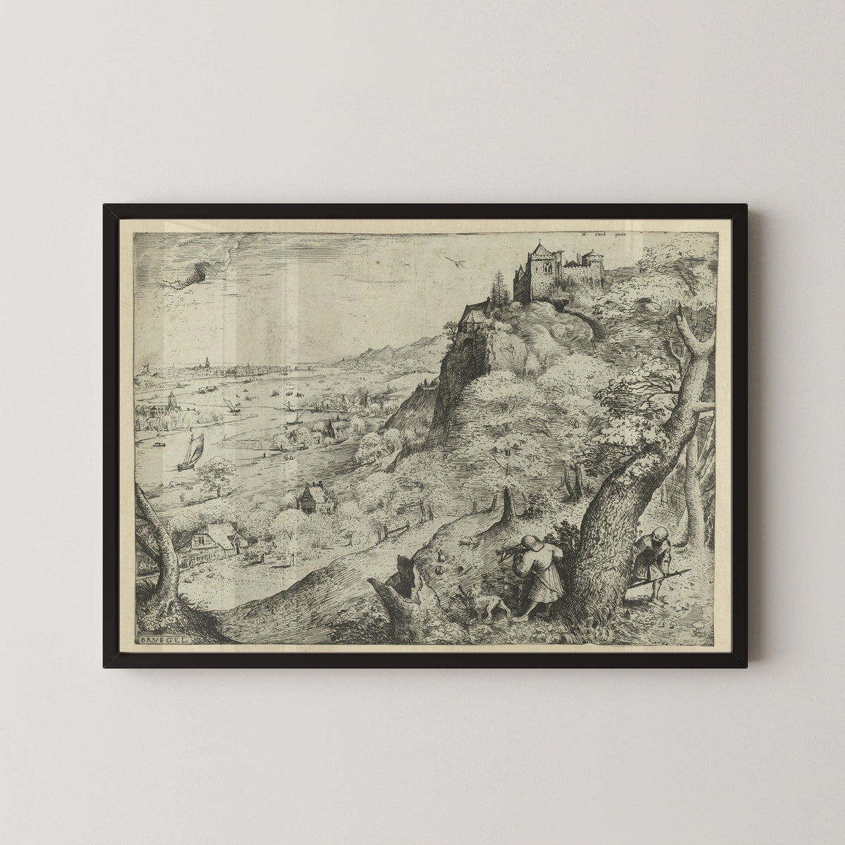 Pieter Bruegel the Elder — The Rabbit Hunt | Etching Print