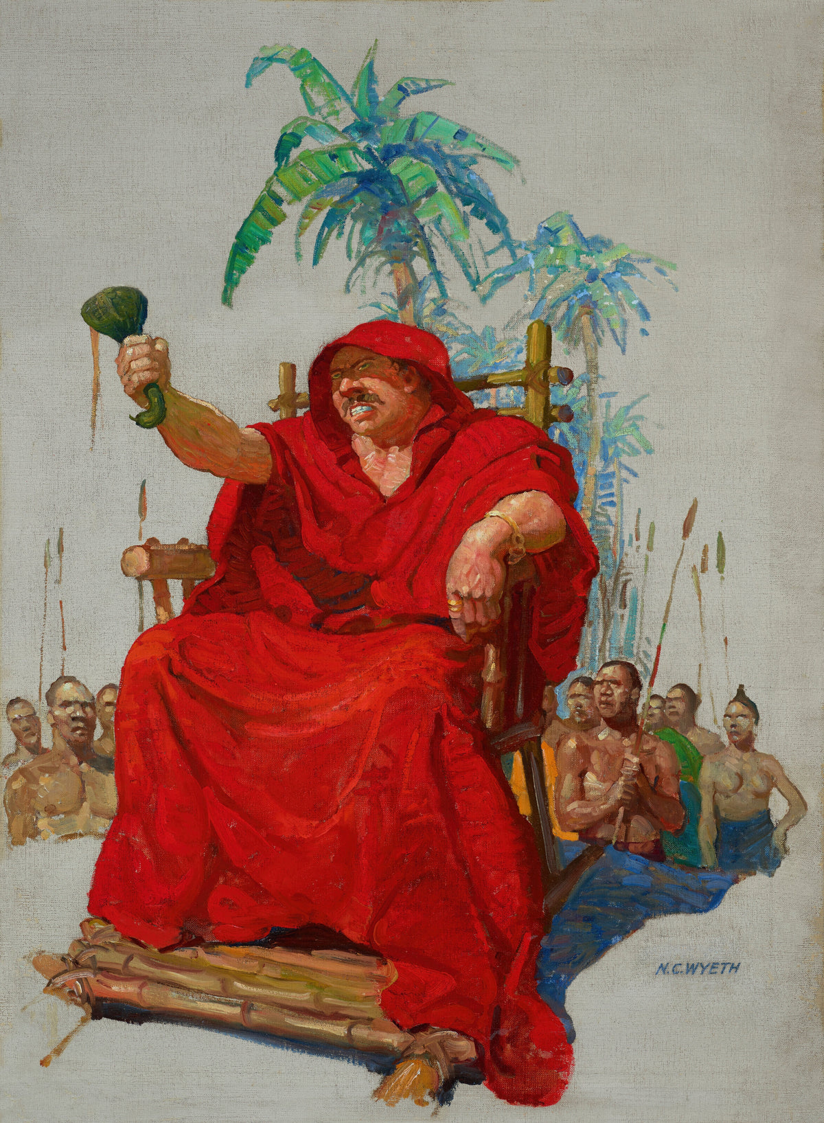 N. C. Wyeth — The Red Robe | Illustration Art Print
