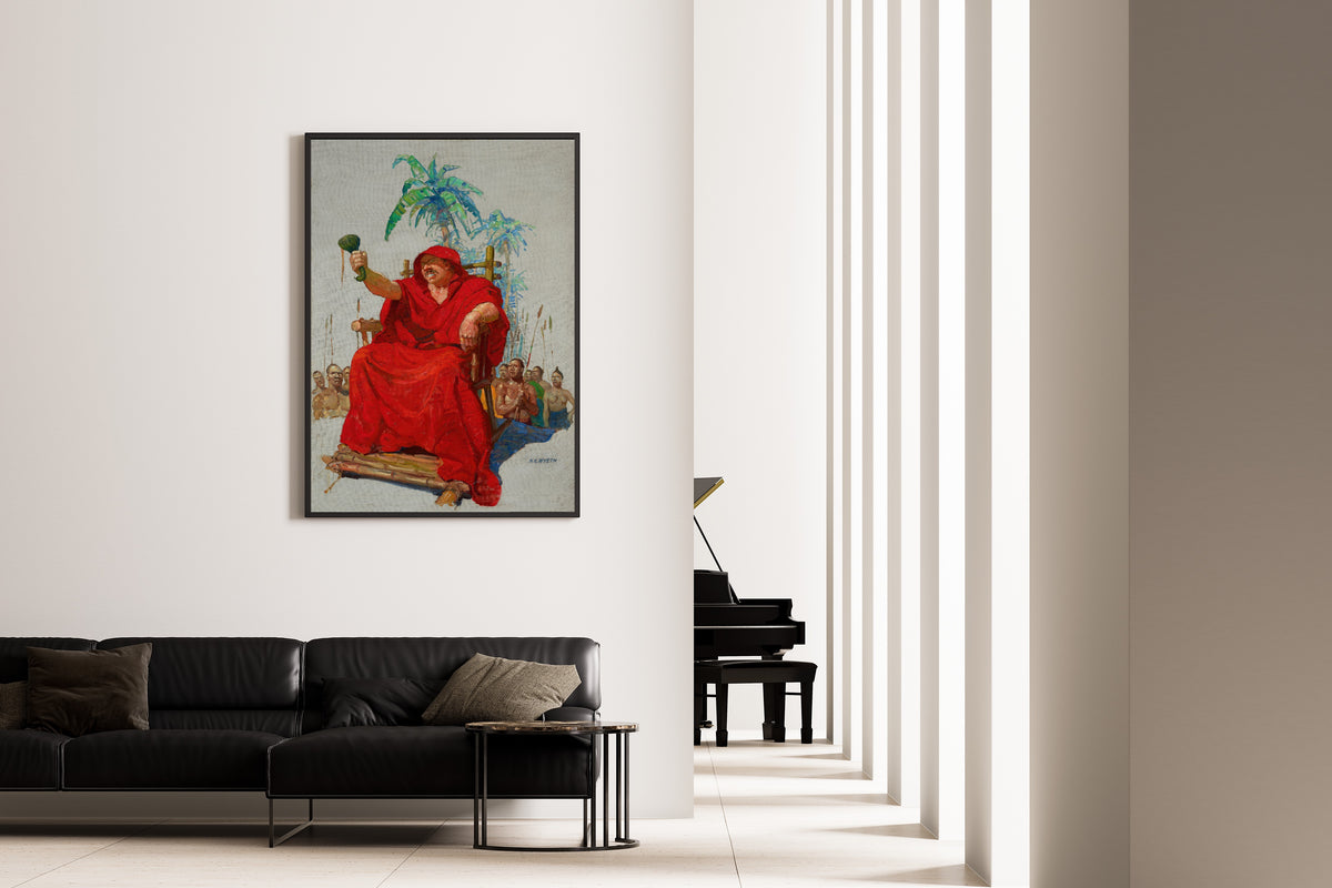 N. C. Wyeth — The Red Robe | Illustration Art Print