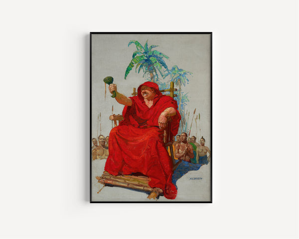 N. C. Wyeth — The Red Robe | Illustration Art Print