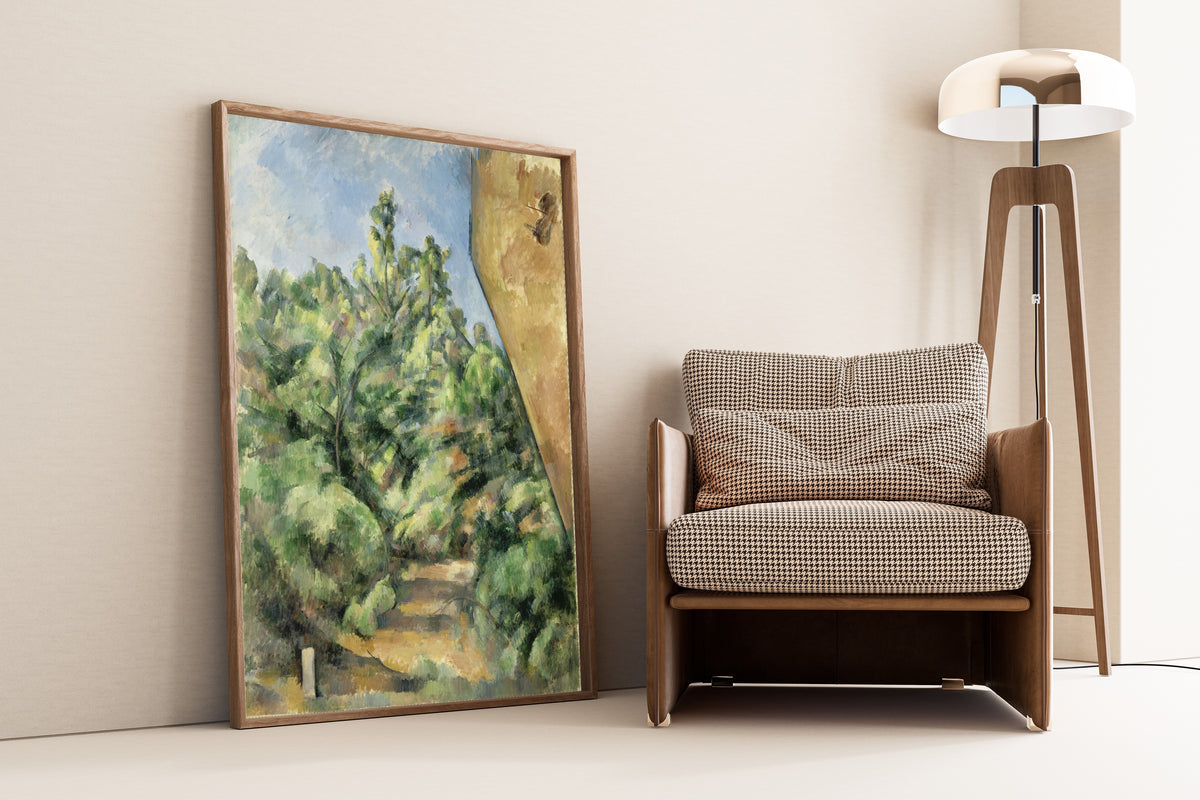 Paul Cezanne — The Red Rock | Fine Art Print