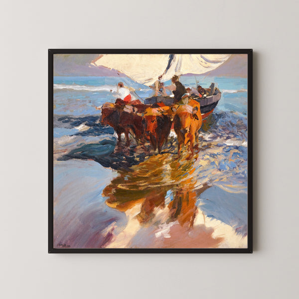 Joaquín Sorolla — The Return from Fishing, Valencia Beach | Fine Art Print