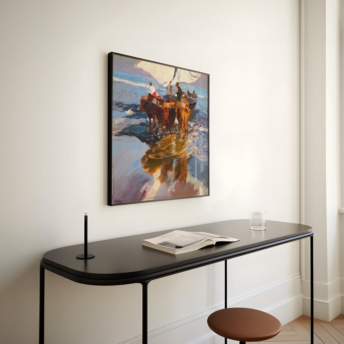 Joaquín Sorolla — The Return from Fishing, Valencia Beach | Fine Art Print
