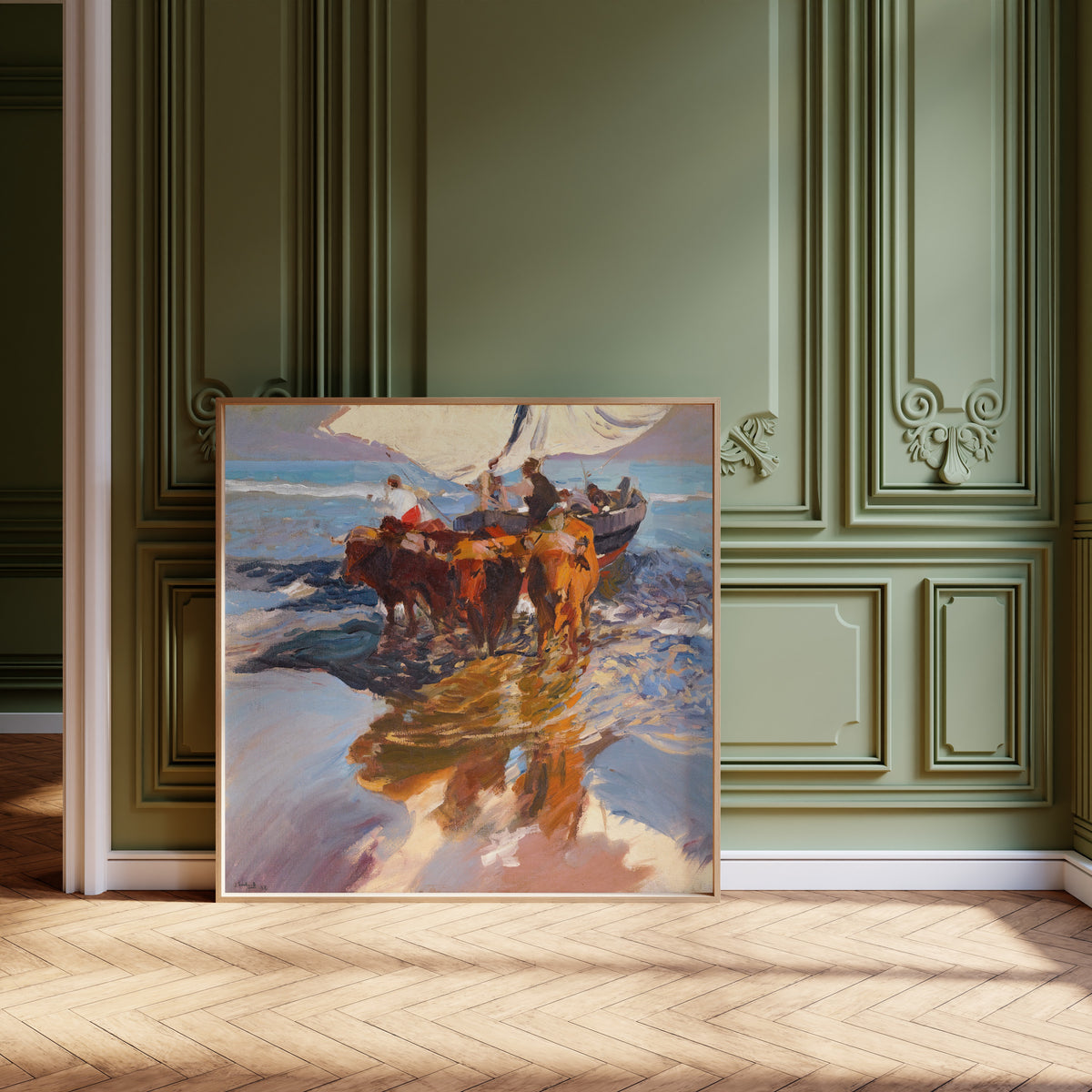 Joaquín Sorolla — The Return from Fishing, Valencia Beach | Fine Art Print