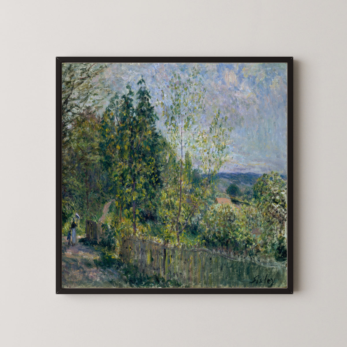 Alfred Sisley — The Road in the Woods | Fine Art Print