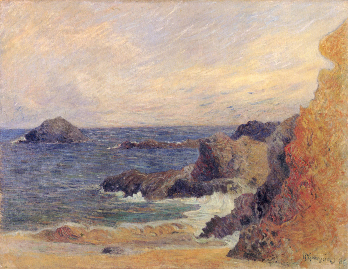 Paul Gauguin — The Rocky Coast (Rocks by the Sea) | Fine Art Print