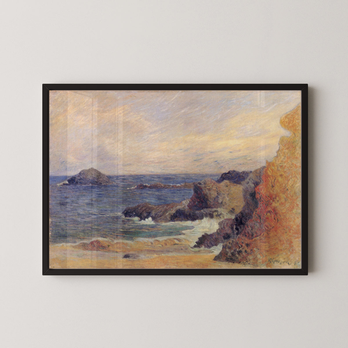 Paul Gauguin — The Rocky Coast (Rocks by the Sea) | Fine Art Print