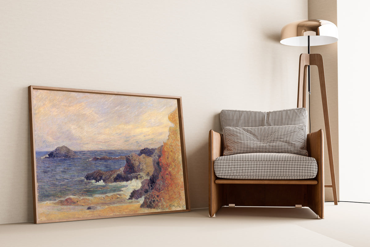 Paul Gauguin — The Rocky Coast (Rocks by the Sea) | Fine Art Print