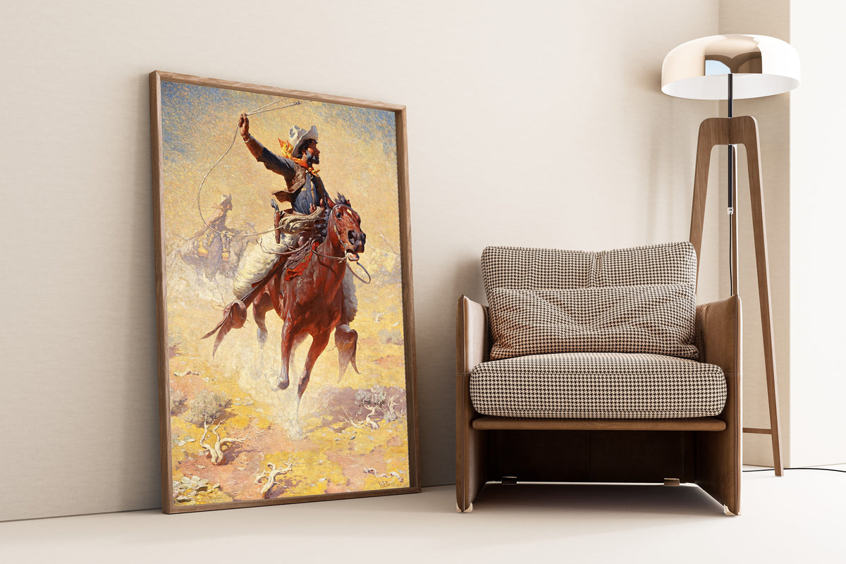 William Robinson Leigh — The Roping | Western Art Print
