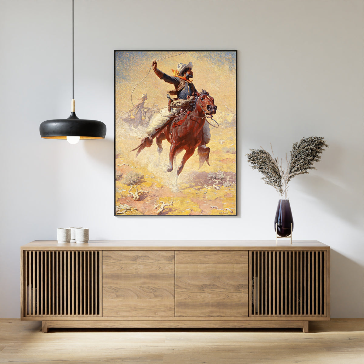 William Robinson Leigh — The Roping | Western Art Print
