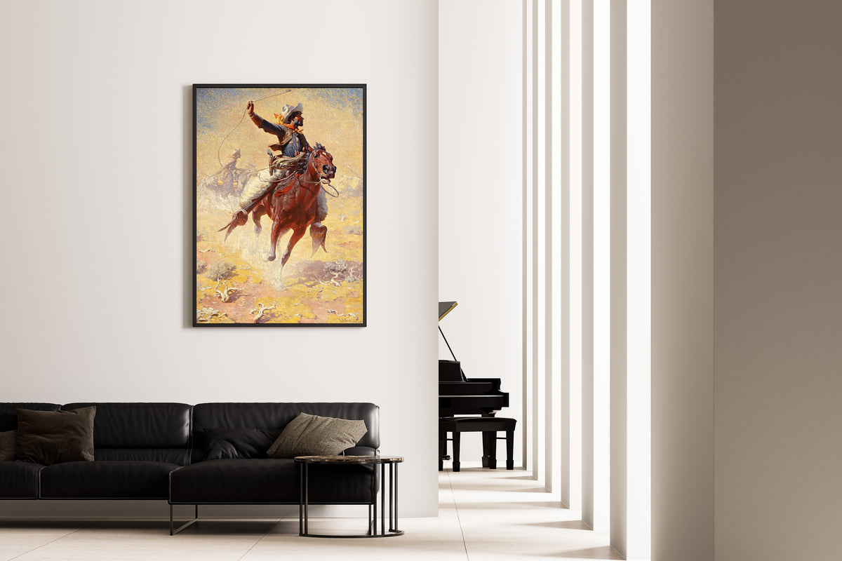 William Robinson Leigh — The Roping | Western Art Print