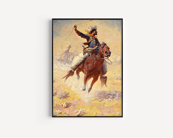 William Robinson Leigh — The Roping | Western Art Print
