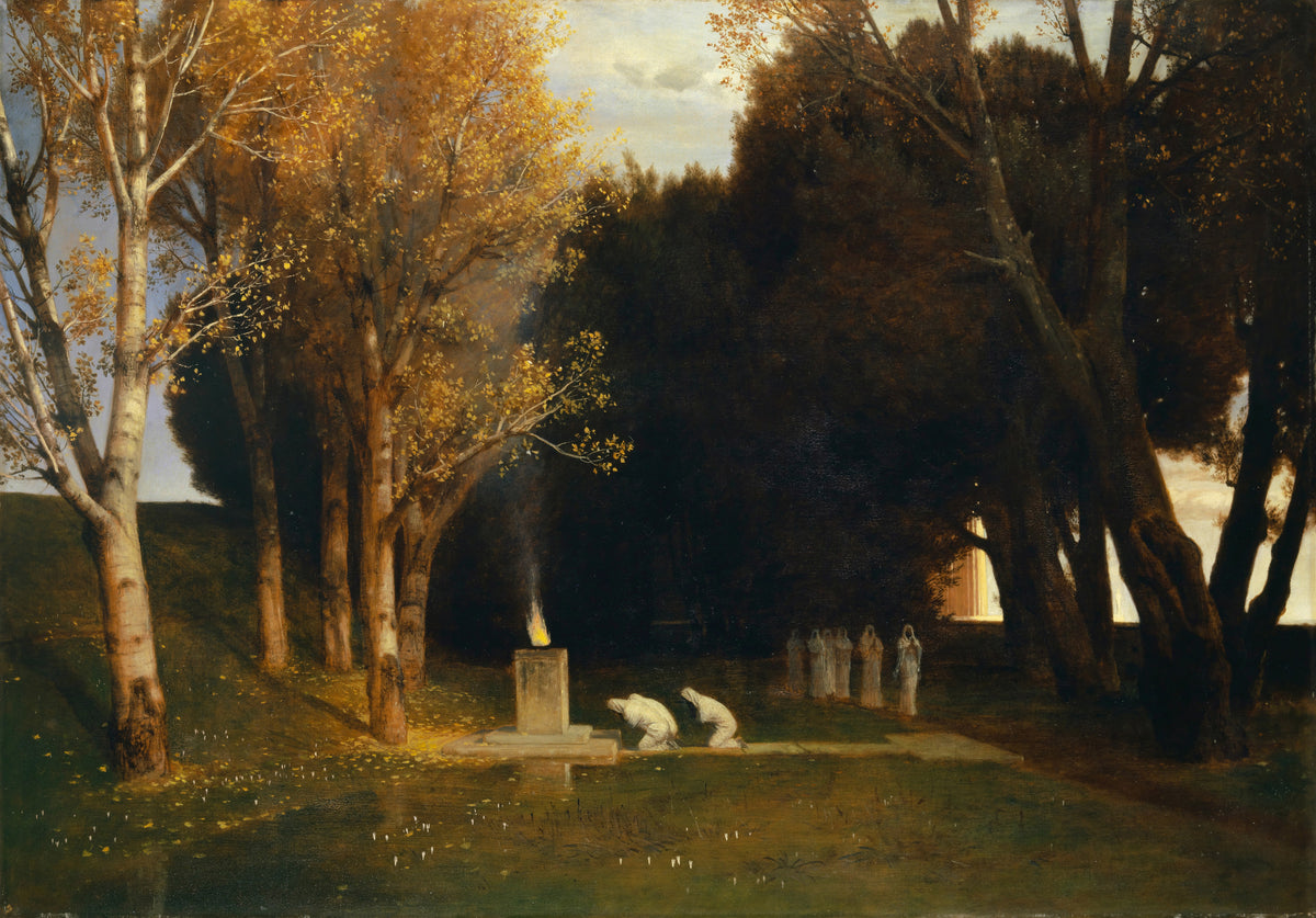 Arnold Böcklin — The Sacred Grove | Symbolist Art Print