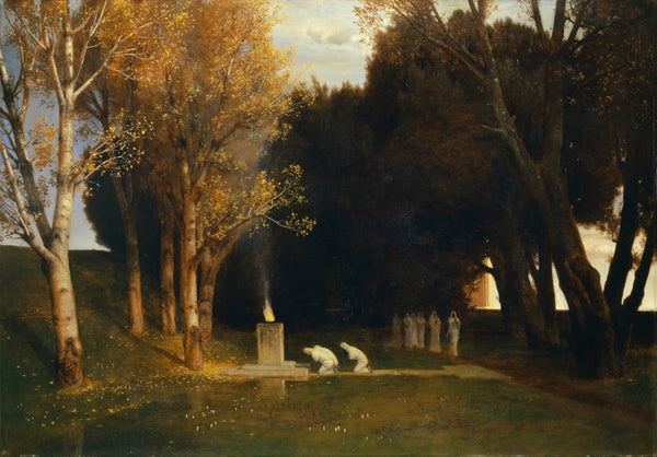 Arnold Böcklin — The Sacred Grove | Symbolist Art Print