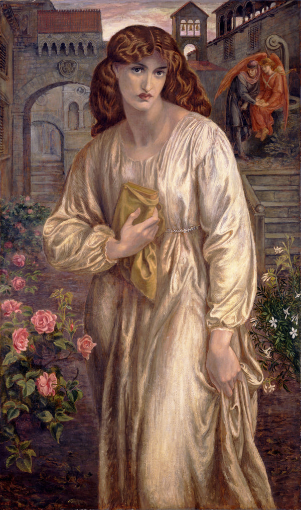 Dante Gabriel Rossetti — The Salutation of Beatrice | Pre-Raphaelite Art Print