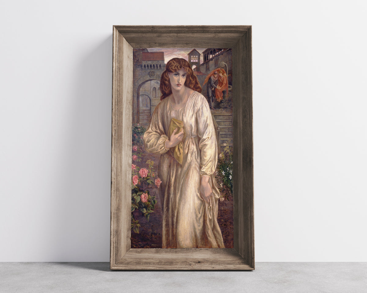 Dante Gabriel Rossetti — The Salutation of Beatrice | Pre-Raphaelite Art Print