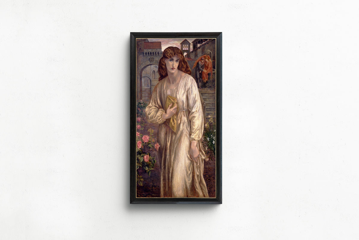 Dante Gabriel Rossetti — The Salutation of Beatrice | Pre-Raphaelite Art Print