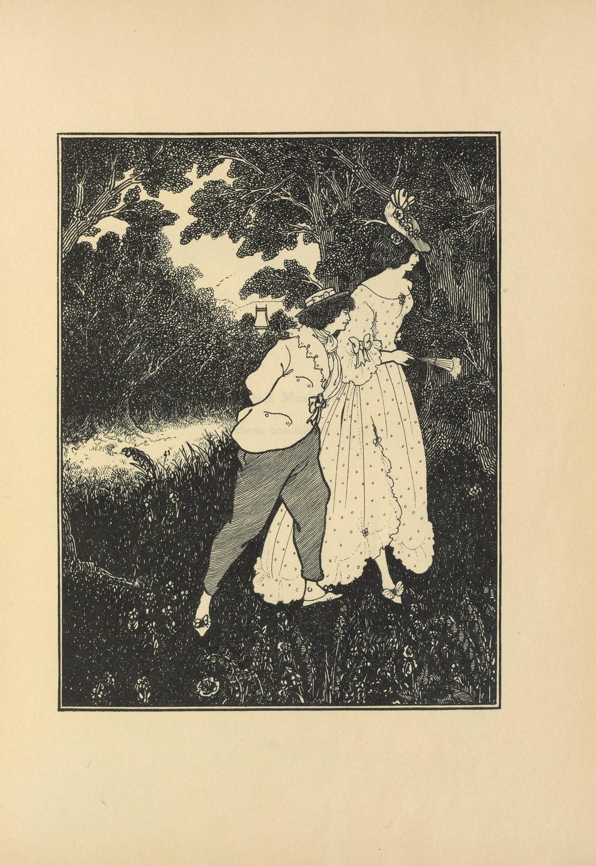 Aubrey Beardsley — The Savoy: The Three Musicians | Art Nouveau Illustration Print