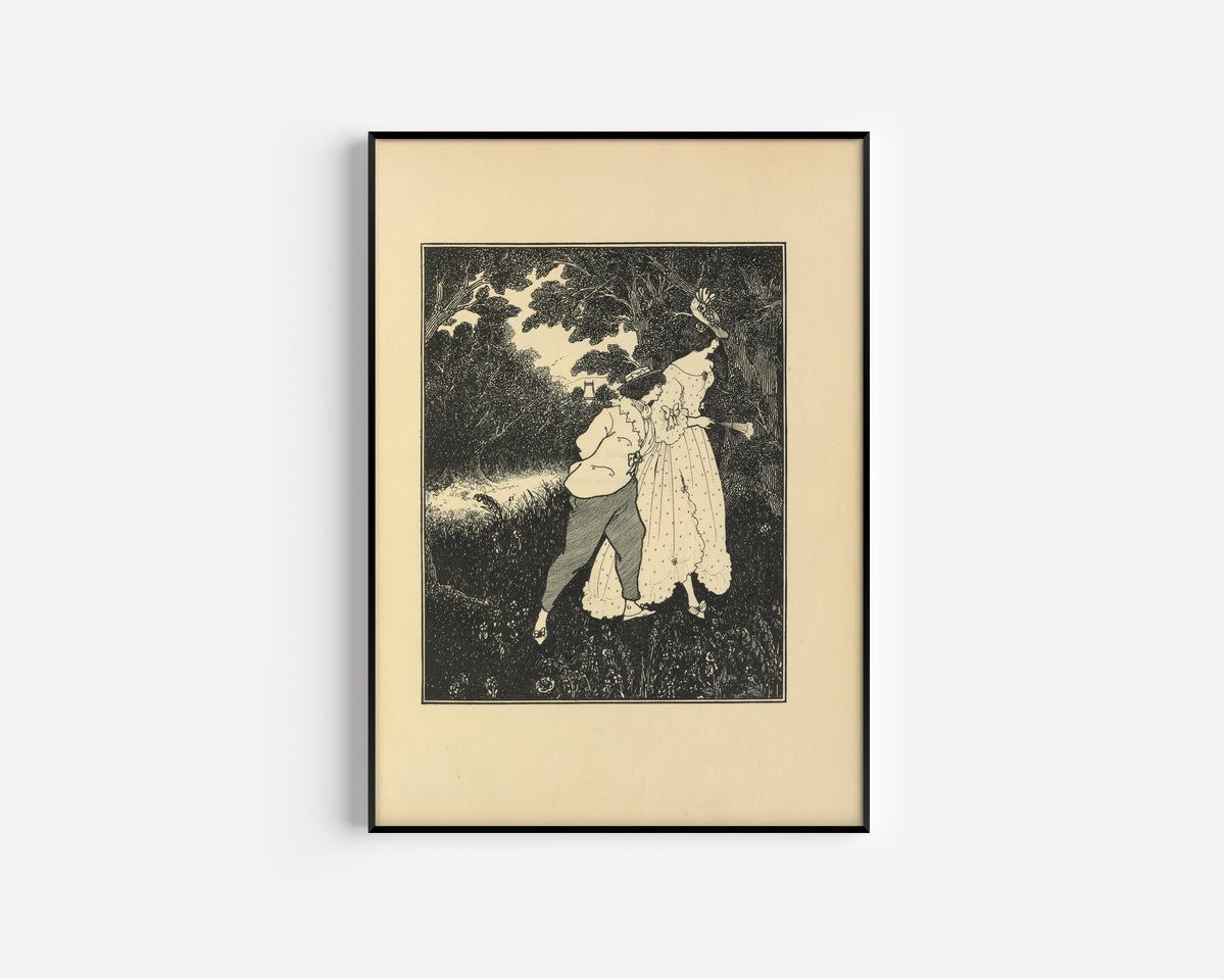 Aubrey Beardsley — The Savoy: The Three Musicians | Art Nouveau Illustration Print
