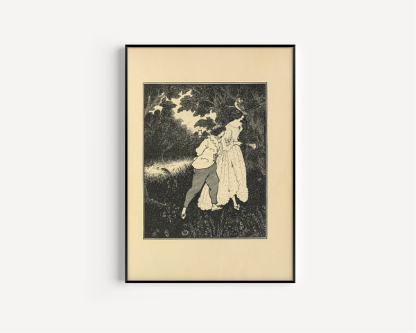 Aubrey Beardsley — The Savoy: The Three Musicians | Art Nouveau Illustration Print