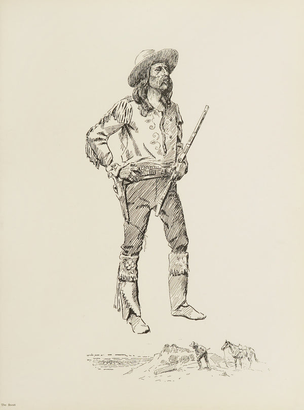 Charles M. Russell — The Scout | Western Illustration Print