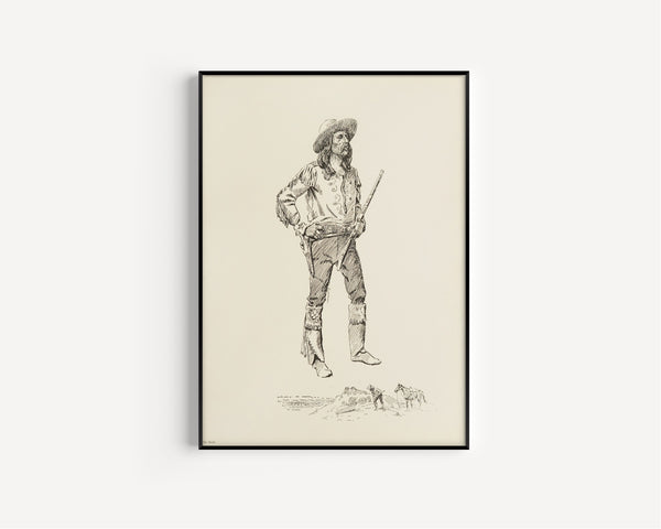 Charles M. Russell — The Scout | Western Illustration Print
