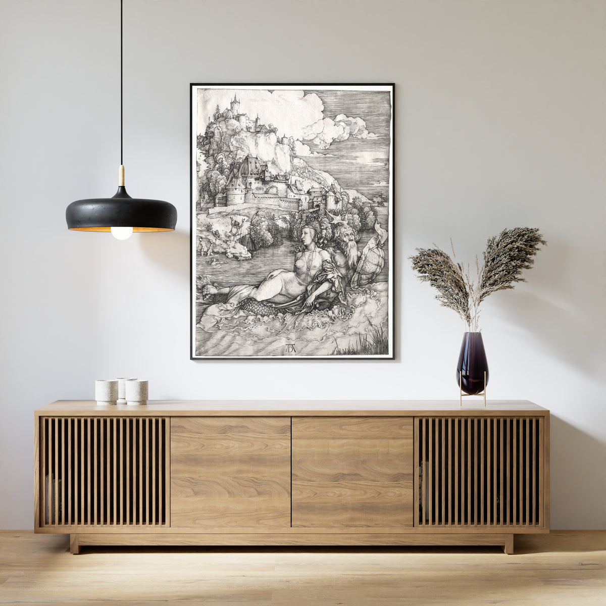 Albrecht Dürer — The Sea Monster | Engraving Print