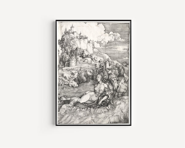 Albrecht Dürer — The Sea Monster | Engraving Print