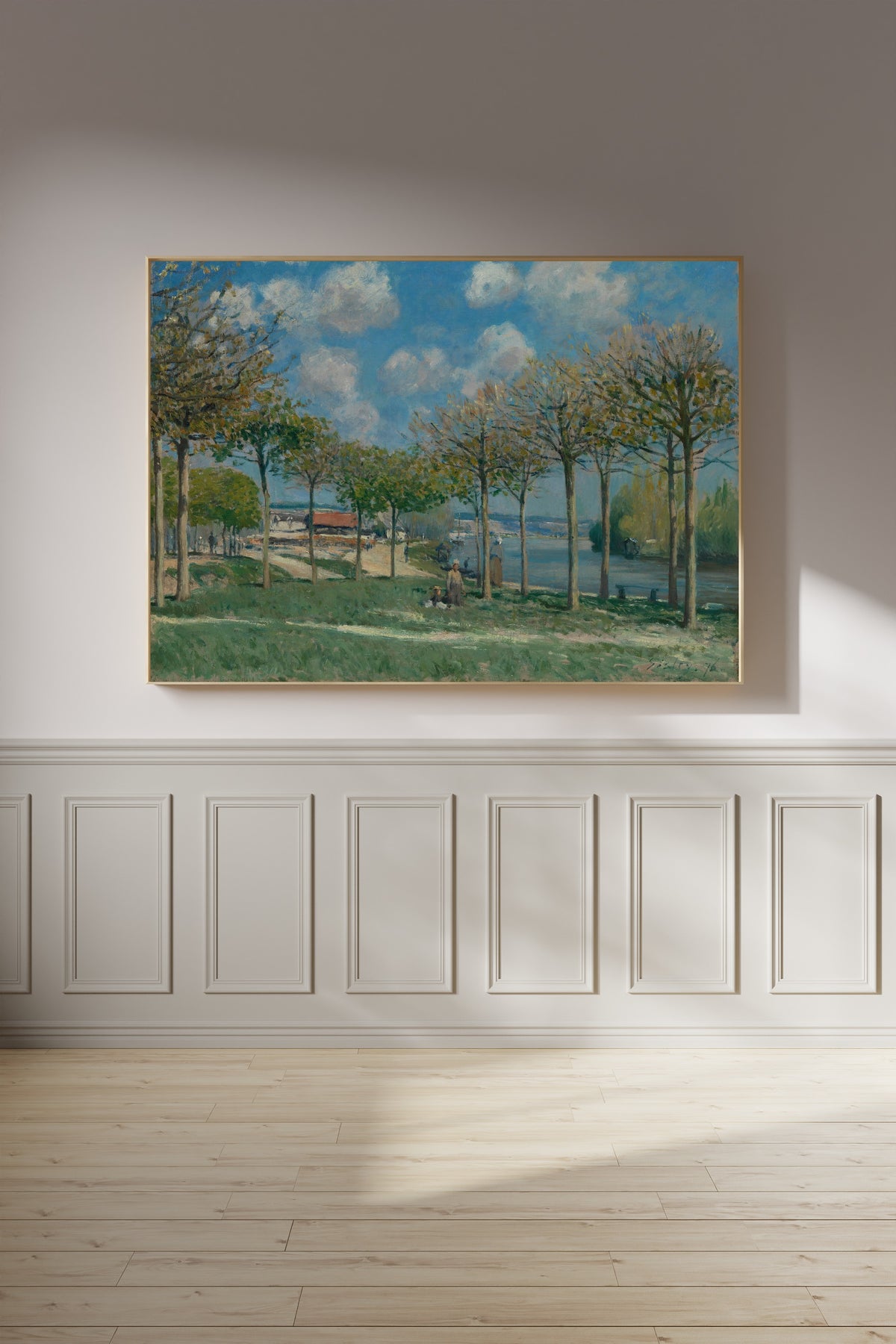Alfred Sisley — The Seine at Bougival | Fine Art Print