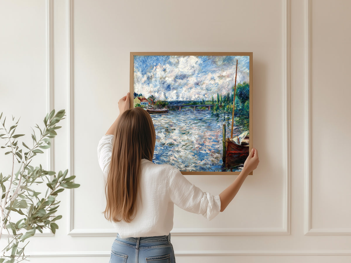 Pierre-Auguste Renoir — The Seine at Chatou | Fine Art Print