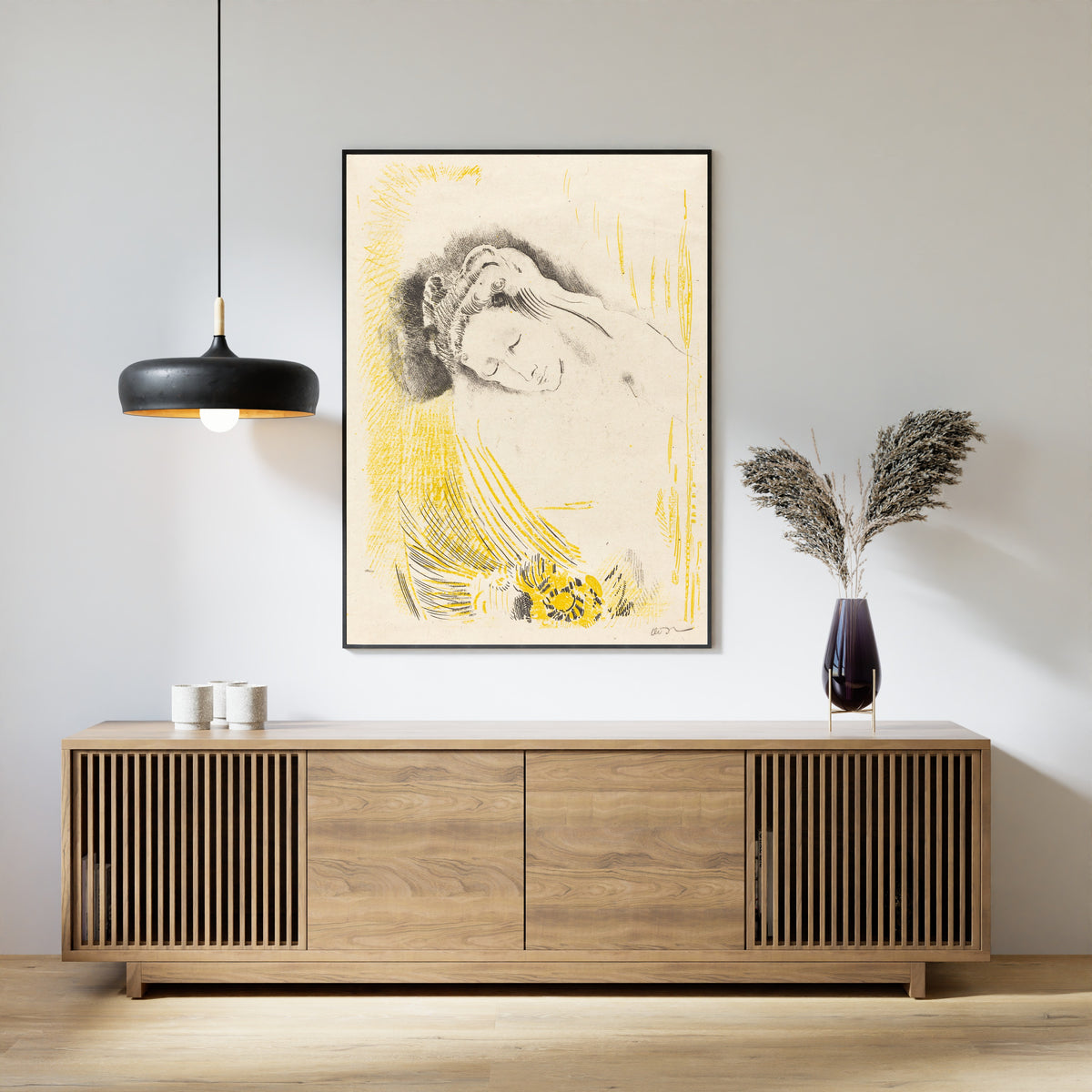 Odilon Redon — The Shulamite | Symbolist Art Print
