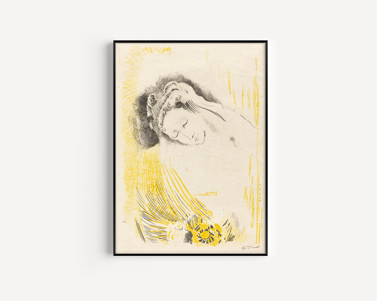 Odilon Redon — The Shulamite | Symbolist Art Print