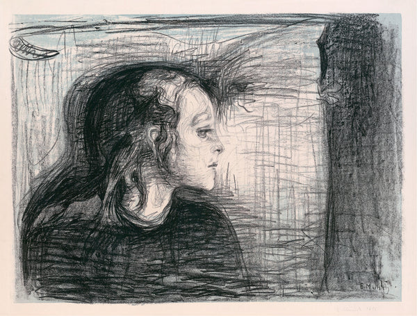Edvard Munch — The Sick Child I | Expressionist Fine Art Print