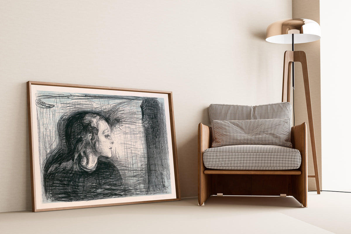 Edvard Munch — The Sick Child I | Expressionist Fine Art Print