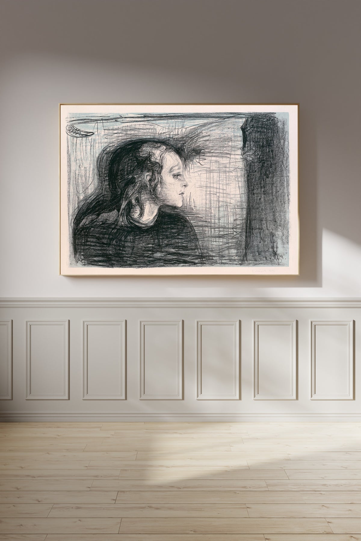 Edvard Munch — The Sick Child I | Expressionist Fine Art Print