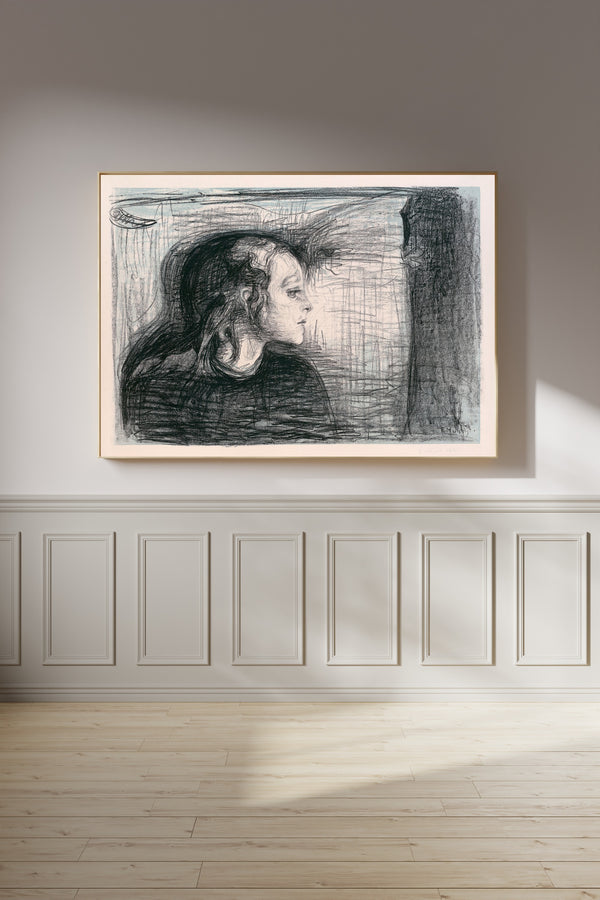 Edvard Munch — The Sick Child I | Expressionist Fine Art Print