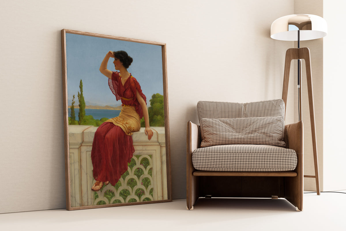 John William Godward — The Signal | Fine Art Print