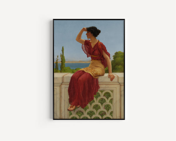 John William Godward — The Signal | Fine Art Print