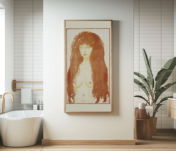 Edvard Munch — The Sin | Expressionist Fine Art Print