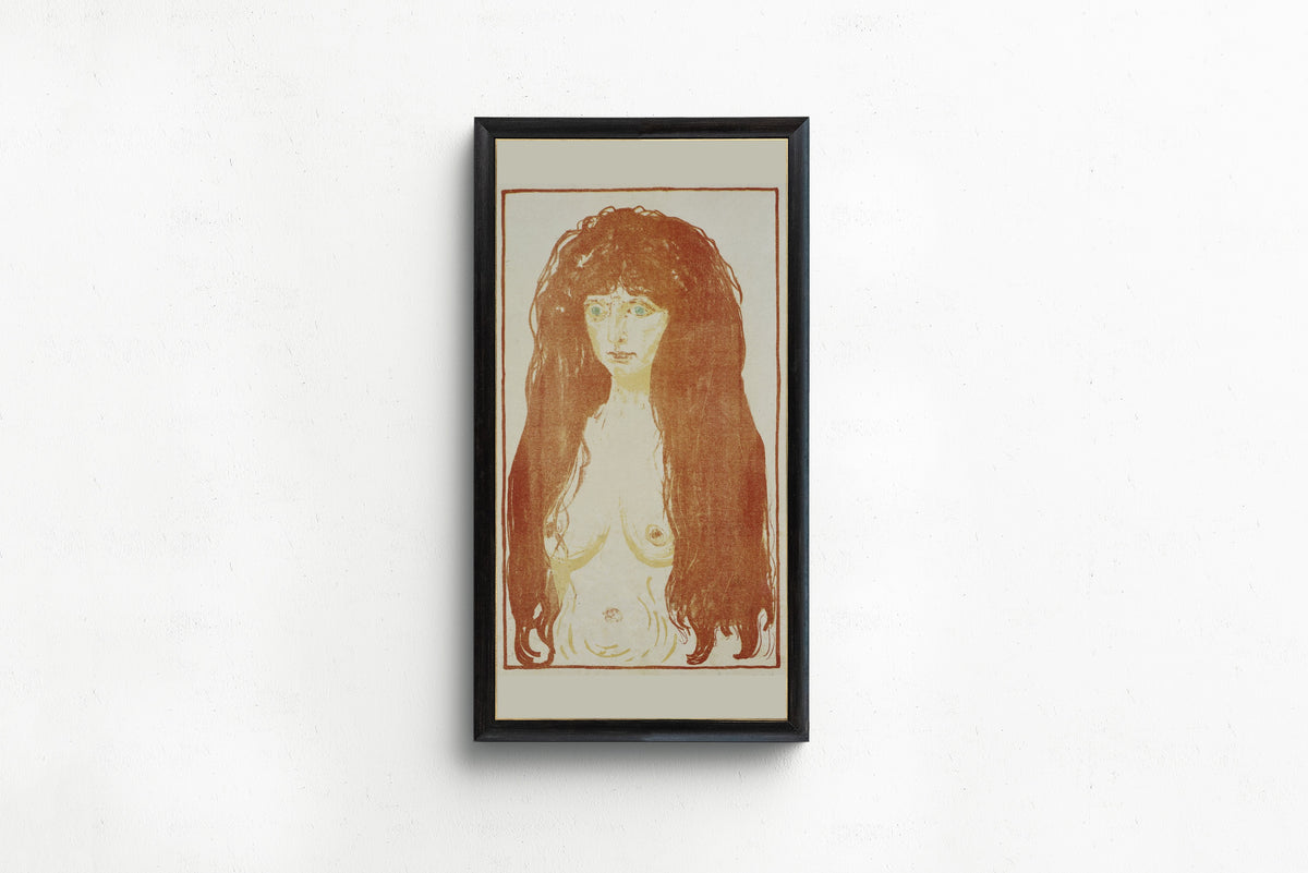 Edvard Munch — The Sin | Expressionist Fine Art Print