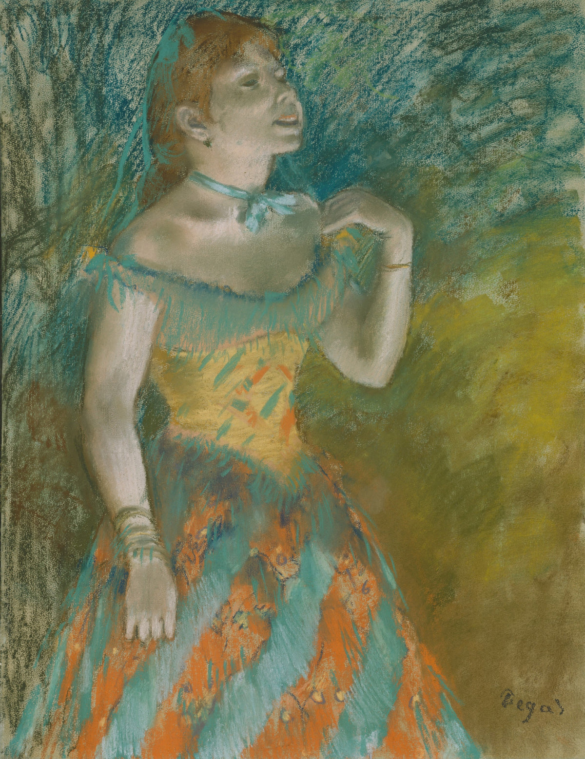Edgar Degas — The Singer in Green | Fine Art Print